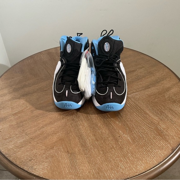 Nike Air Penny 2 Retro Social Status Panda Men's 9.5 Black Leather Sneaker - Picture 6 of 7